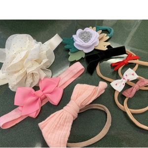 Newborn / Baby Girl Headband Lot